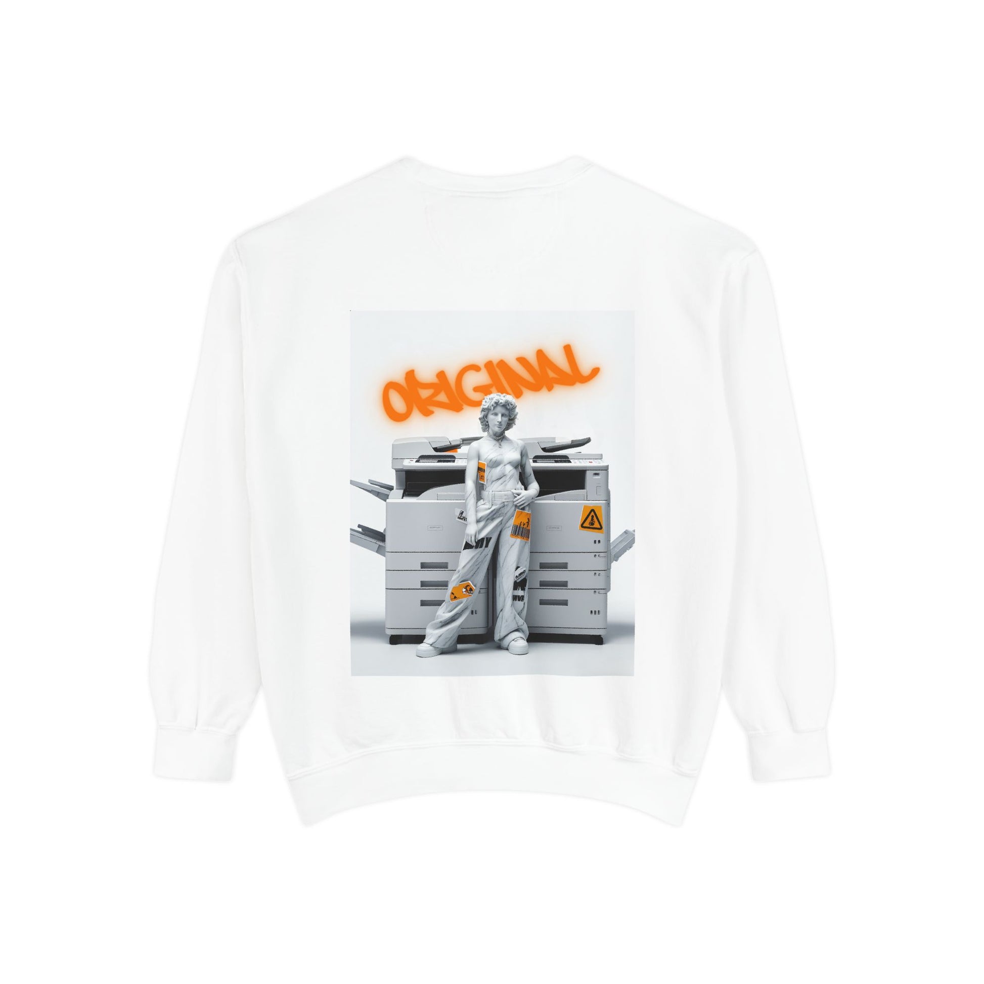Moodly "Be Yourself" Unisex Garment-Dyed Sweatshirt – Celebrate Your Unique Self