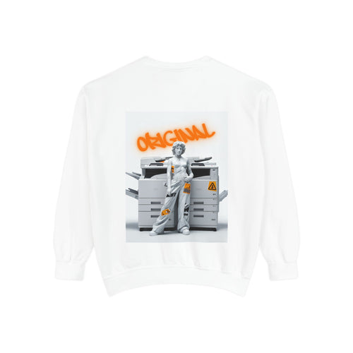 Moodly "Be Yourself" Unisex Garment-Dyed Sweatshirt – Celebrate Your Unique Self
